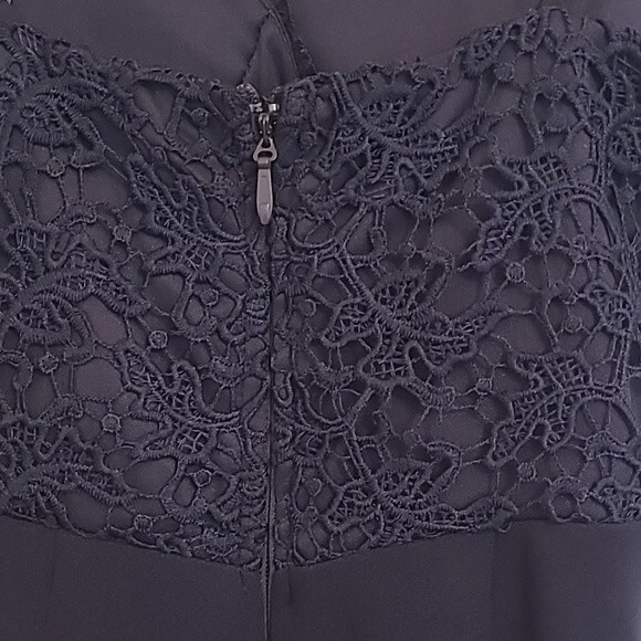 Lulus Leandra Navy Blue Lace Maxi Dress Size S - Picture 9 of 14